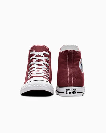 Chuck Taylor All Star Canvas Maroon, Heel View