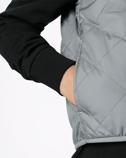 Wendbare Sherpa-Weste Limestone Grey Multi