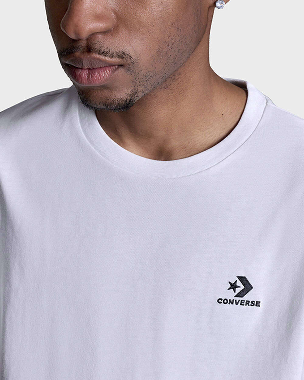 Thumbnail - Star Chevron T-Shirt White