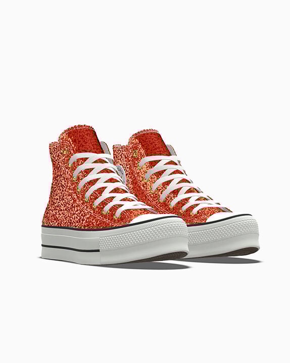Custom Chuck Taylor All Star Lift Platform Glitter By You