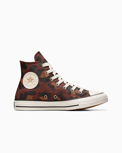 Chuck Taylor All Star Leopard Brown/Egret/Gold, Outer Side View