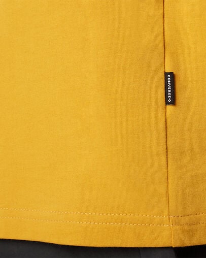 Tee-shirt &agrave; manches courtes Star Chevron Sunset Jaune d'or, Detail View