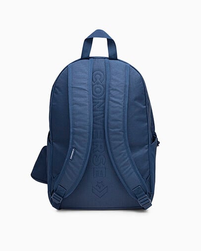 Go 2 Backpack Converse Navy, Back View
