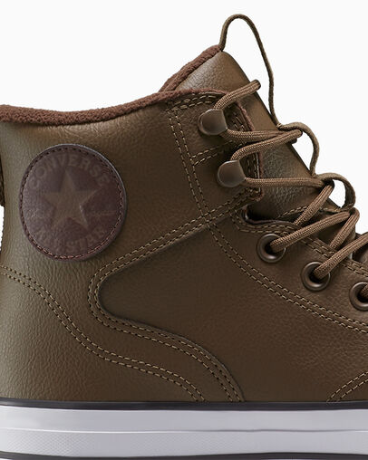 Chuck Taylor All Star Water-Repellent Hiker Boot Grounded/Totally Fudged/White, Detail Angle View