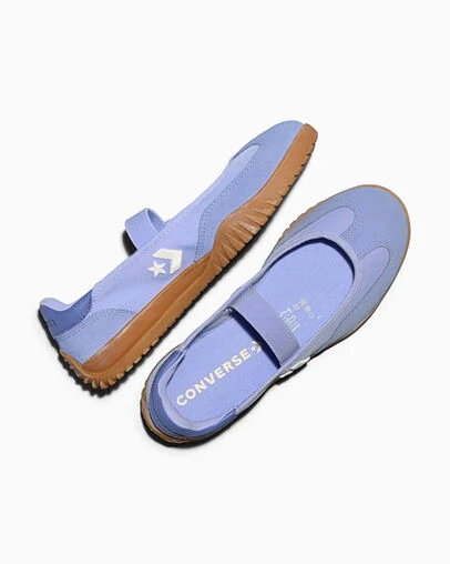 Run Star Trainer Ballet Flat Very Peri Purple/Indigo Storm/Gum, Angled View