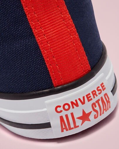 Converse Color Chuck Taylor All Star Azul marino medianoche/Amapola brillante, Detail Angle View