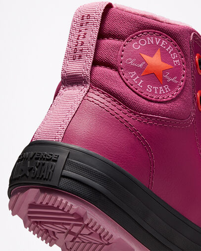Chuck Taylor All Star Berkshire Boot Midnight Hibiscus/Black, Detail Angle View