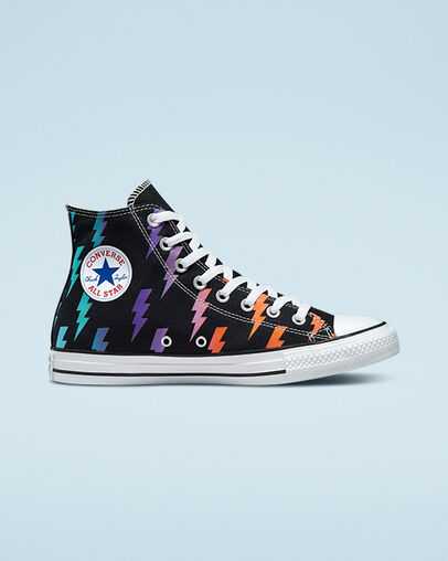 Chuck Taylor All Star Archive Prints Black/Baltic Blue/Washed Teal, Outer Side View