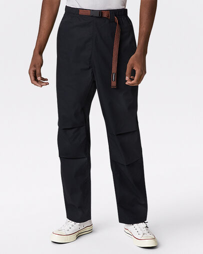 Lightweight Adjustable Trail Pants Converse Black Multi, Front View