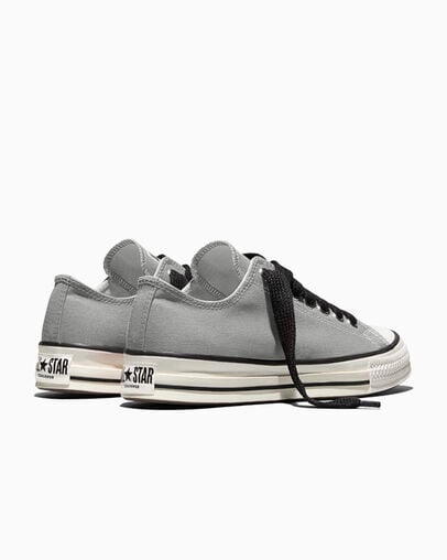 Chuck Taylor Throwback Classic Grey/Vintage White, Heel View