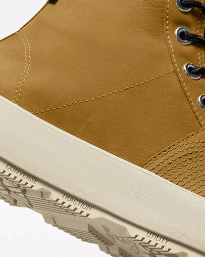 Chuck 70 Explore Waterproof Wheat/Black/String, Detail Angle View