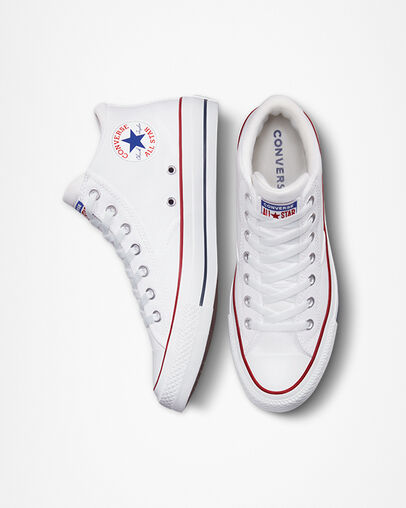 Chuck Taylor All Star Malden Street Weiß/Rot/Blau, Top and Side View