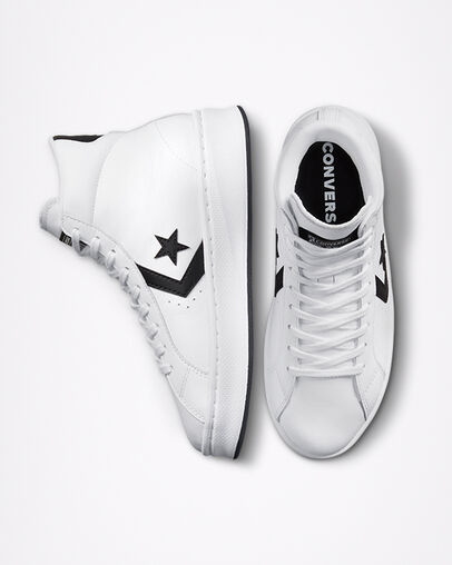 Pro Leather Lift Bianco/Nero/Bianco, Top and Side View