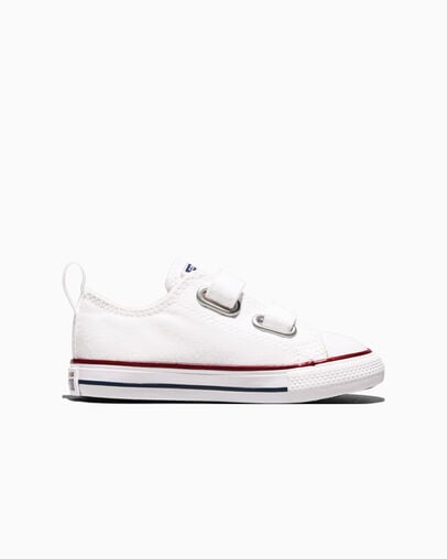 Chuck Taylor All Star Easy-On Canvas White/Garnet/Navy, Outer Side View