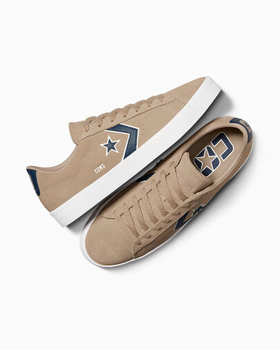CONS PL Vulc Pro Classic Suede Cargo vintage/Blanco/Azul marino, Angled View