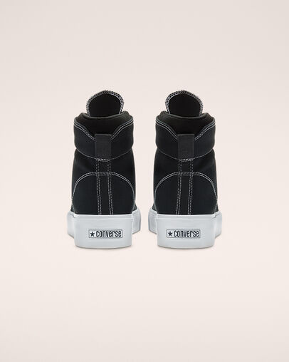 Skidgrip CVO Black/Black/White, Heel View