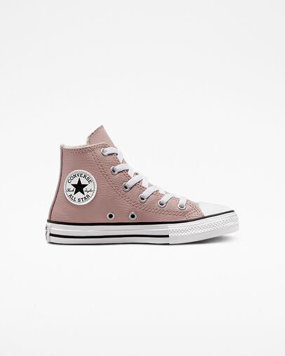 Chuck Taylor All Star Counter Climate Leather Stone Mauve/White/Black, Outer Side View