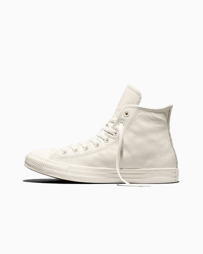 Converse Chuck Taylor All Star Tonal Leather Egret/Vintage Cargo/Egret — photo 5