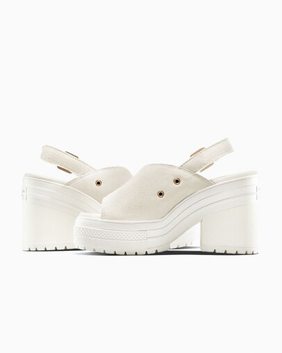 Chuck 70 De Luxe Heel Mule Duna claro/Garza/Oro, Detail Angle View