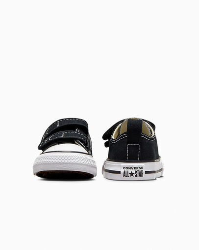 Chuck Taylor All Star 2V Tdlr/Yth Negro, Heel View