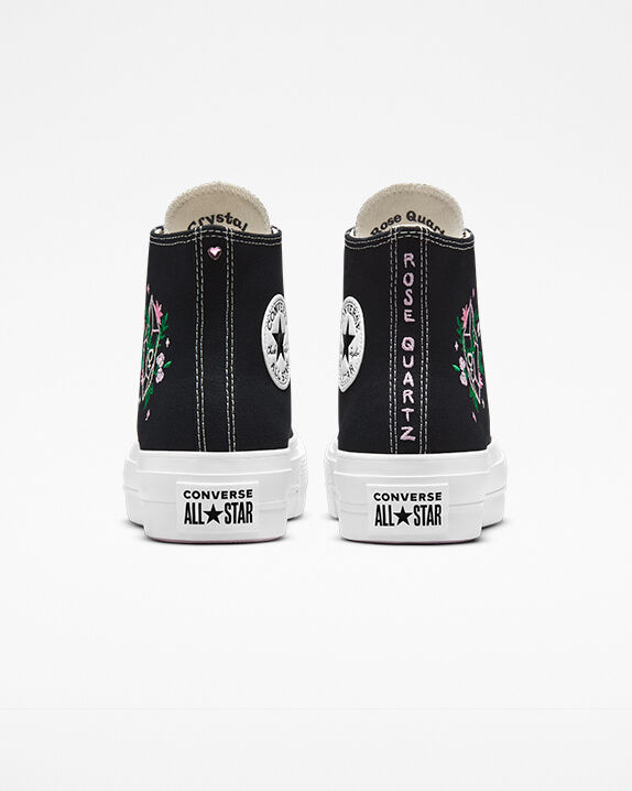 Chuck Taylor All Star Lift Platform Embroidered Crystals Women's High-Top  Shoe. Converse.com