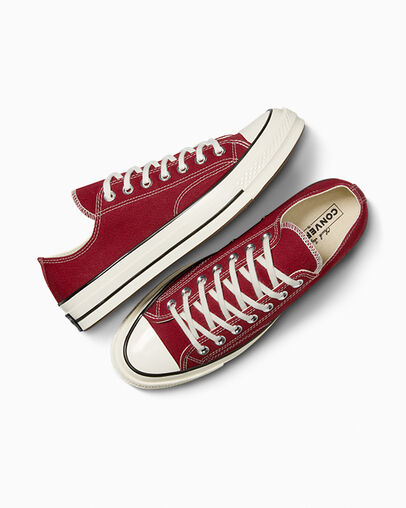 Chuck 70 Park Red/Egret/Schwarz, Angled View