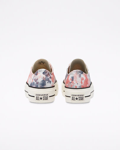 Festival Platform Chuck Taylor All Star &Eacute;cru/Terre cuite rose/Noir, Heel View