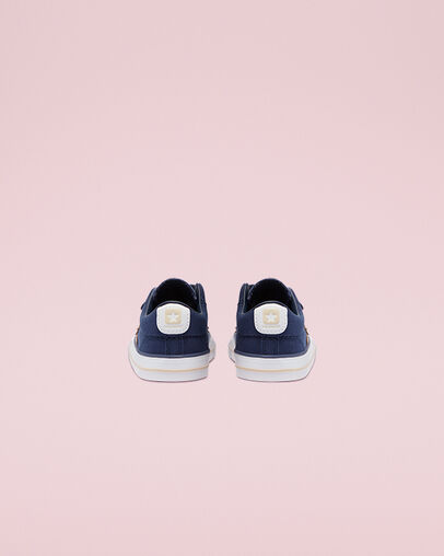 Toddlers' Summer Daze Easy-On Star Player EV Midnight Navy/Farro/Wei&szlig;, Heel View
