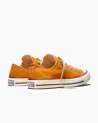 Chuck Taylor All Star Dip Dye Wide Width Gold Palm Dyed, Heel View