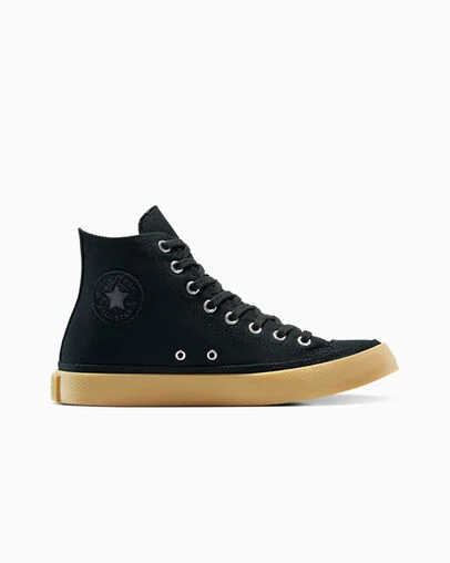 Chuck Taylor All Star Gum Rubber Black/Black/Gum, Outer Side View