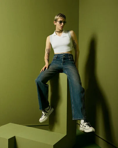 Converse x Feng Chen Wang Polo White/Arctic Ice