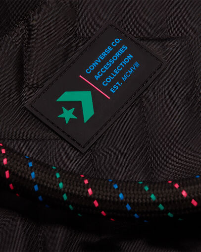 Sac fourre-tout matelass&eacute; Noir Converse, Detail View