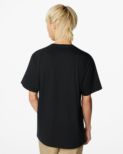 Converse Go-To All Star Patch Standard-Fit T-Shirt Converse Black, Back View