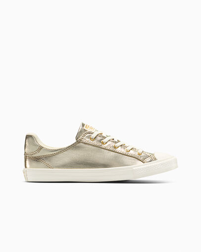 Converse Chuck Taylor All Star Dainty Metallic Gold/Egret/Gold — photo 4