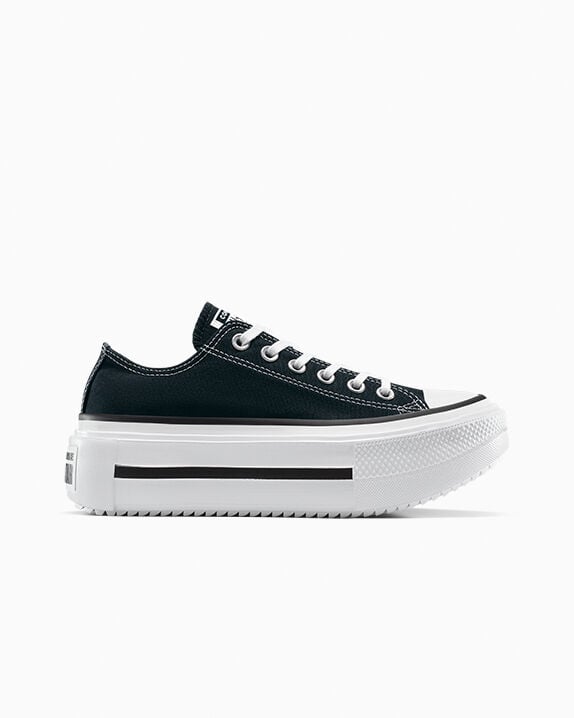 Chuck Taylor All Star Lift Double Stack Platform Canvas Zwart/Wit/Zwart