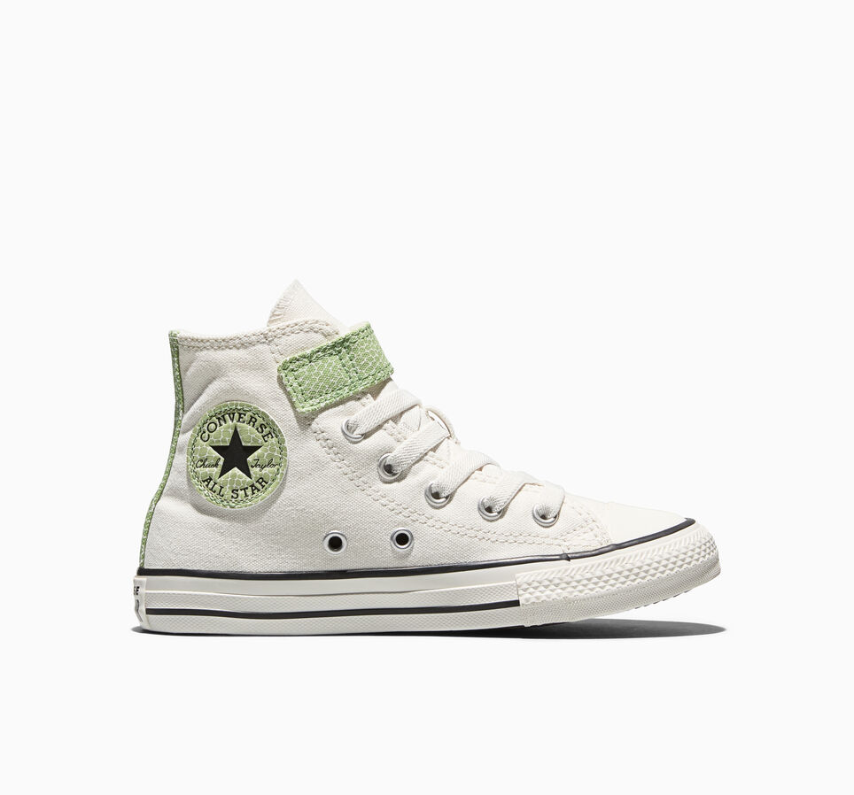 Chuck Taylor All Star Easy-On Dinos Vintage White/Fresh Cut Green/Neon Mantis Green
