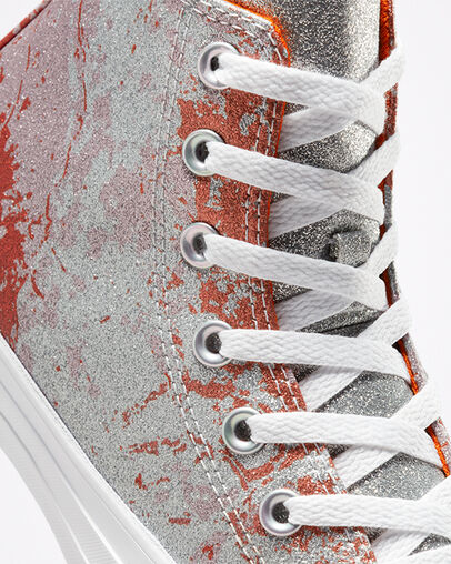 Hybrid Shine Chuck Taylor All Star Fire Pit/Himalayan Salt/White, Detail Angle View