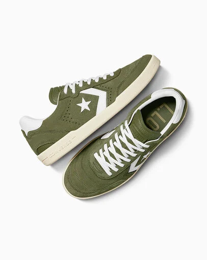 CONS Louie Lopez Pro 2 Suede Utility/White/Natural Ivory, Angled View