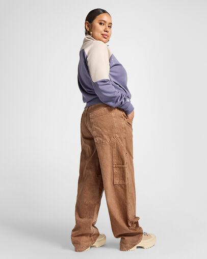 Chuck Taylor All Star Lugged Heel Waterproof Platform Warm Quarry/Miso Glaze, On Foot Shot 1