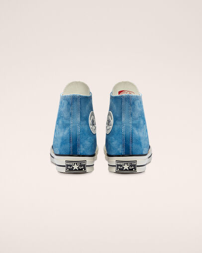 Chuck 70 Summer Daze Aegean Storm/Egret/Black, Heel View