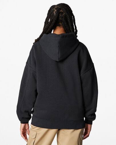 Sudadera con capucha con parche Chuck Taylor Negro, Back View
