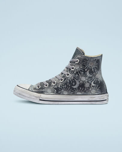 Chuck Taylor All Star Zodiac Leather Black Zodiac, Inner Side View