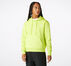 Hoodie pull-over Star Chevron brod&eacute; Citron vif