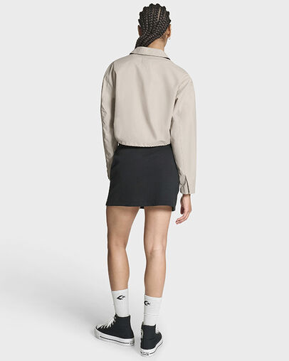 Cropped Parachute Shirt Papyrus, Detail View