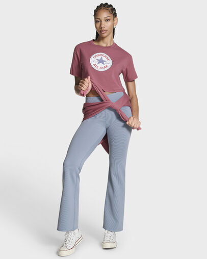 Chuck Taylor All Star Patch Cropped T-Shirt Royal Flushed