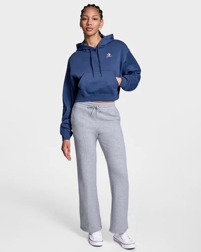 Star Chevron Pants Vintage Grey Heather, Front View