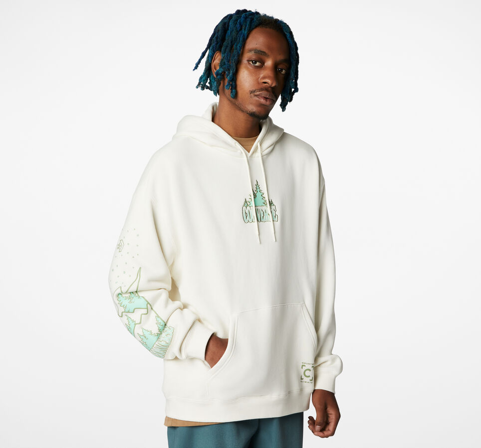 Converse Outdoor Graphic Pullover Hoodie White