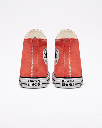 Chuck Taylor All Star Canvas Fire Opal, Heel View