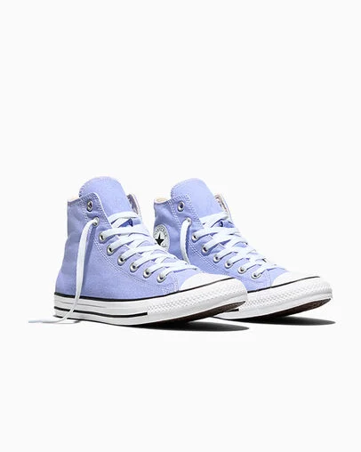 Chuck Taylor All Star Canvas Very Peri Purple, Top and Side View
