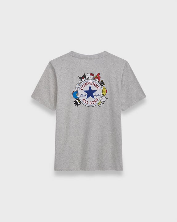 Converse x Hello Kitty And Friends Chuck Taylor Patch T-Shirt Light Grey Heather